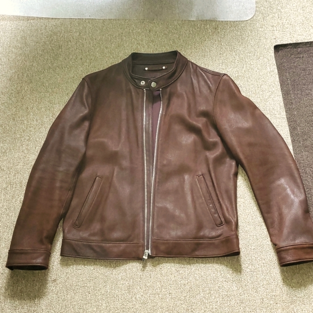 Thursday boots Tobacco Racer Jacket slim fit size large